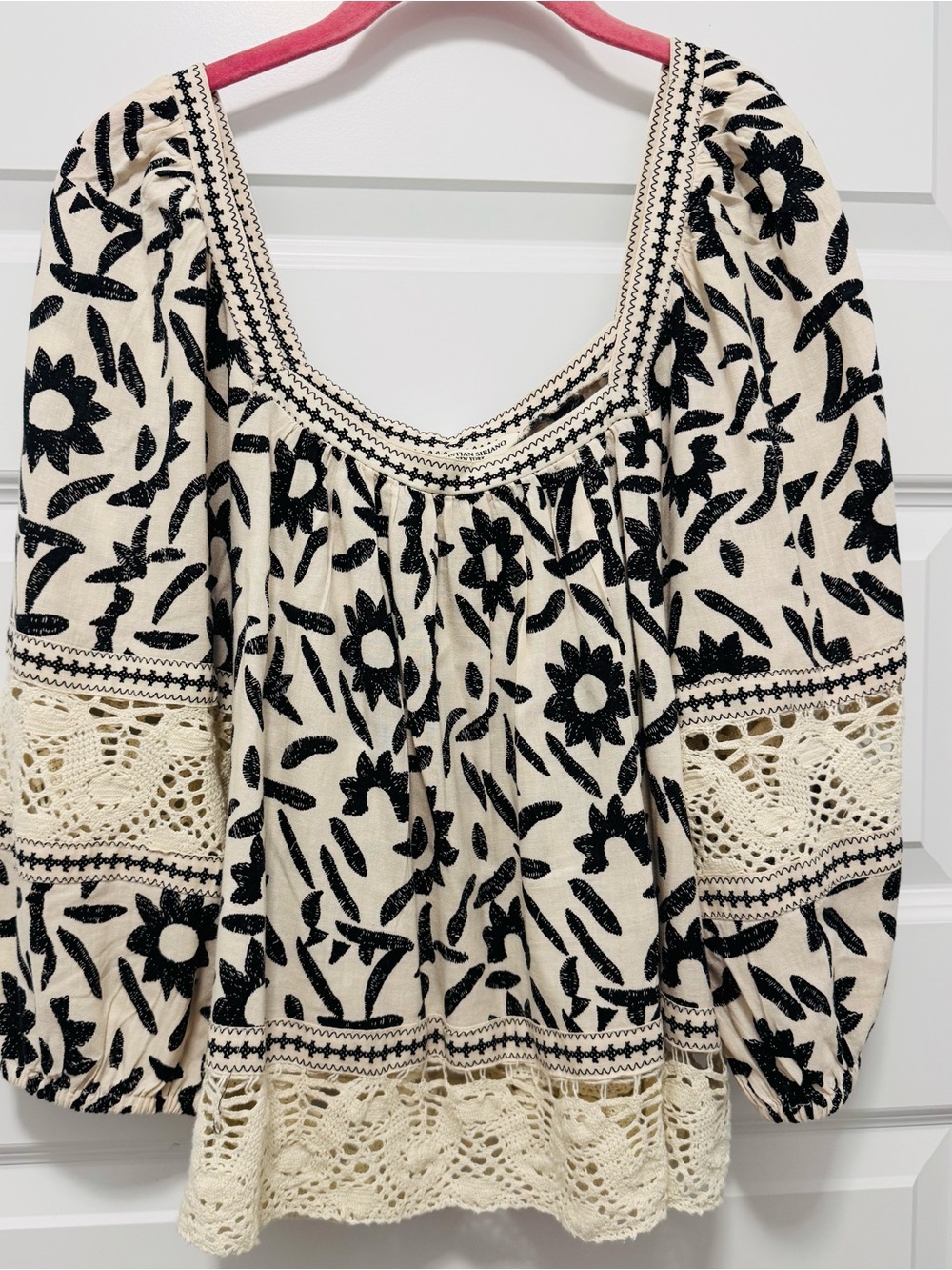 CHRISTIAN SIRIANO Peasant Top